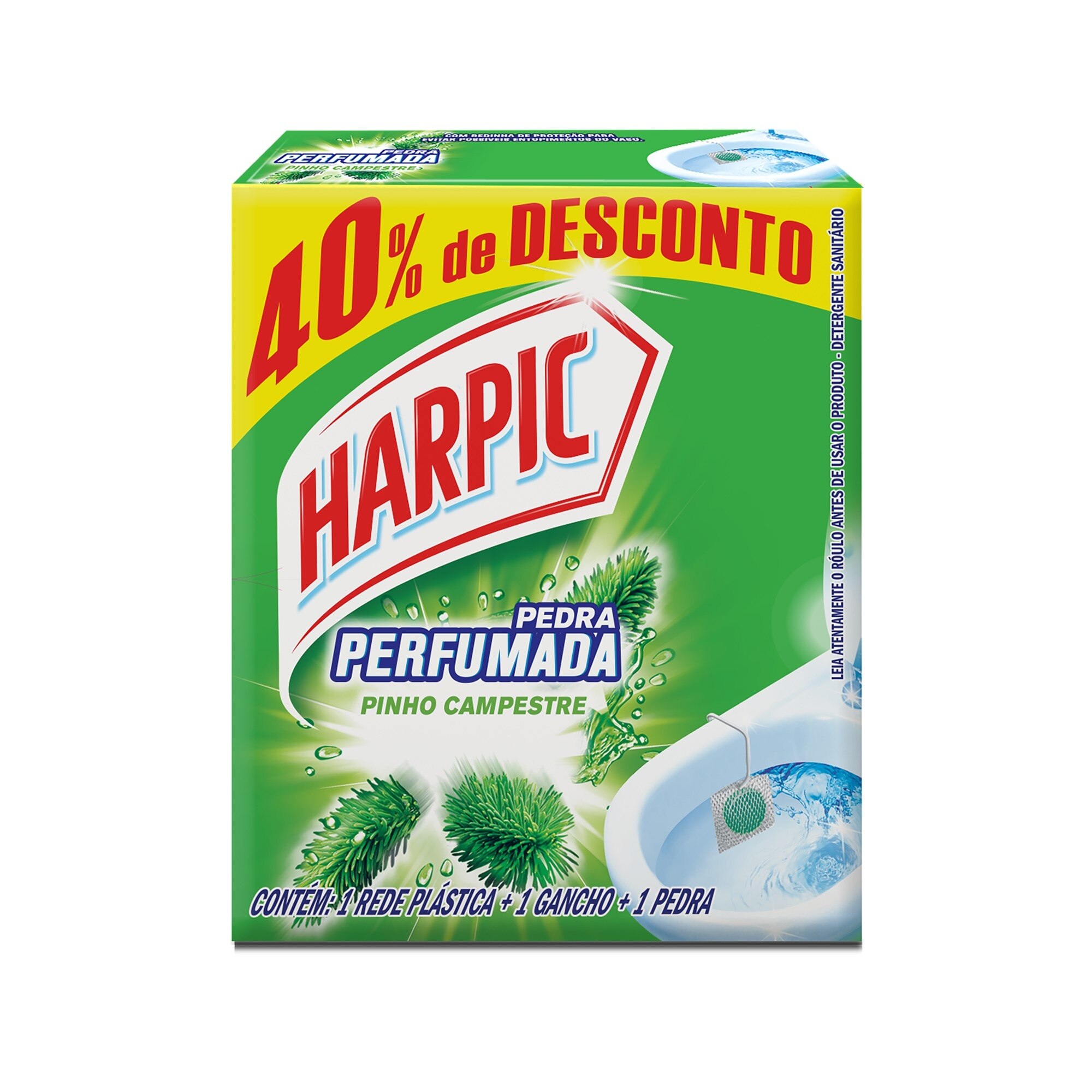 Promo Pedra Perfumada Harpic 40% de Desconto